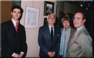 With Yvonne Dionisio [President of the Salon], Jean Tiberi [Mayor] and Alain Briscadieu-Farjas